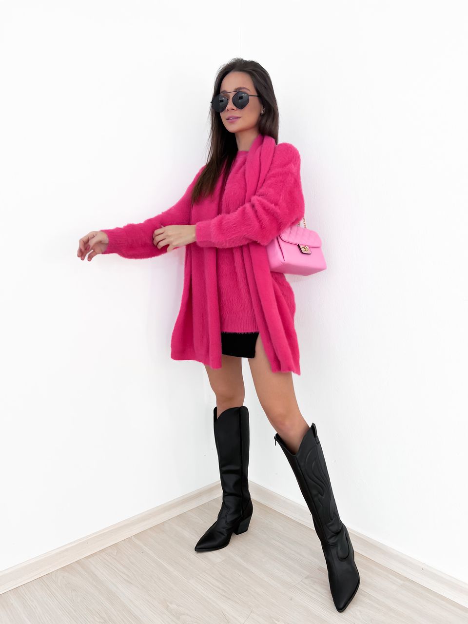 BLUSA PELINHOS COM CACHECOL Pink