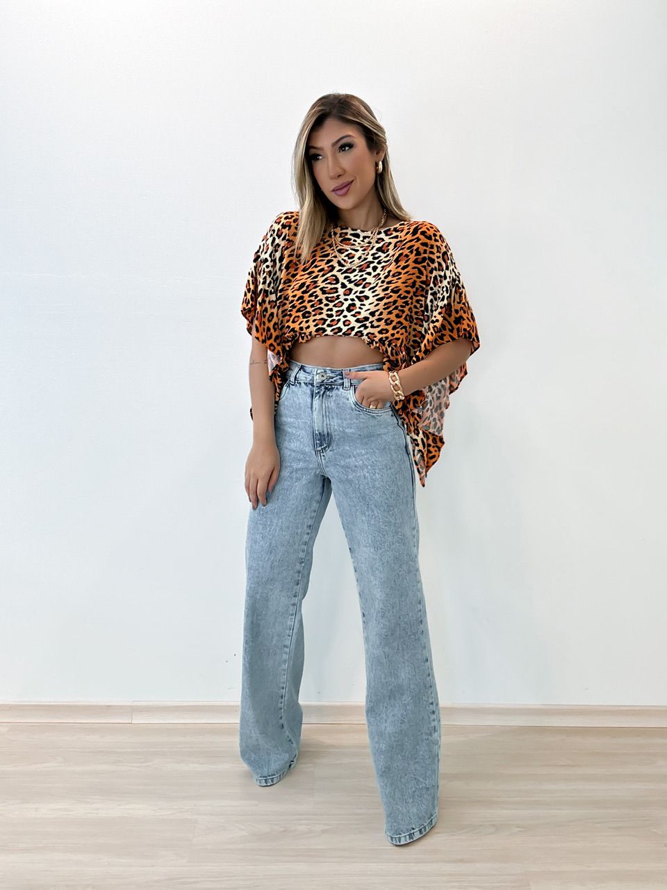 CALÇA PANTALONA JEANS Jeans Claro