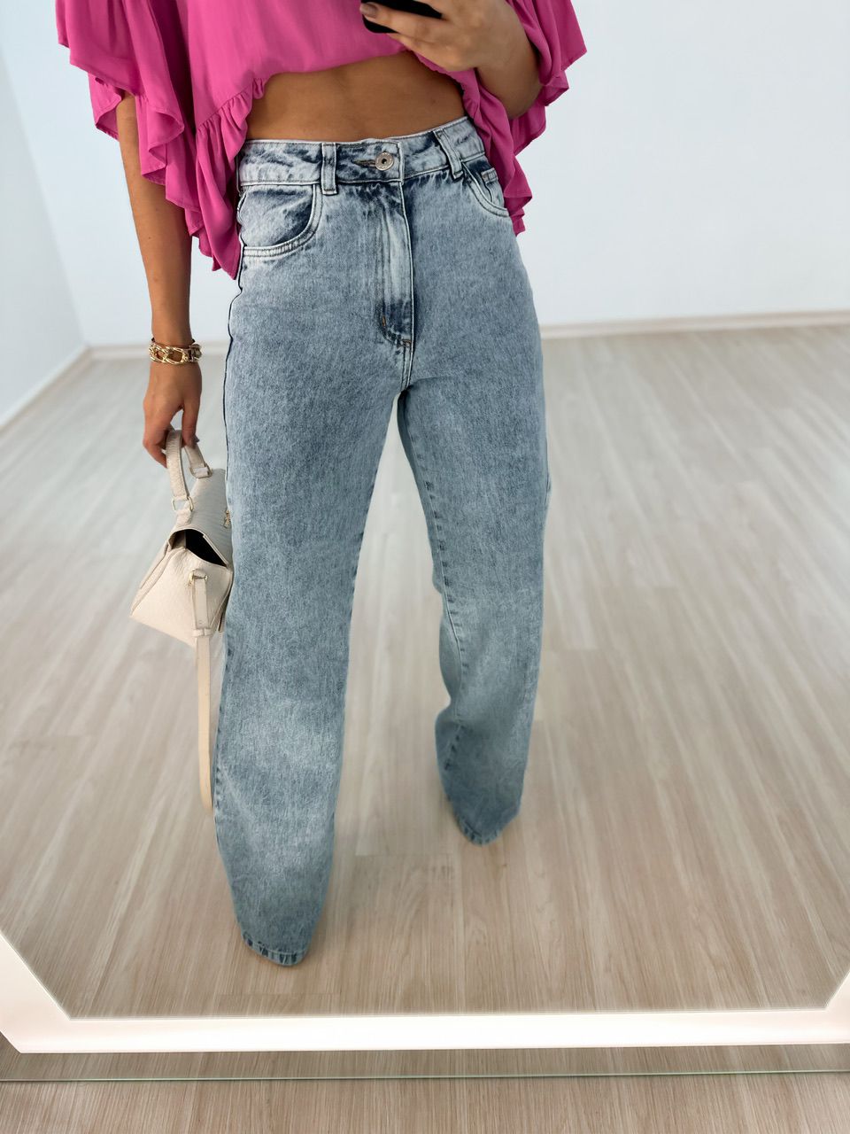 CALÇA PANTALONA JEANS Jeans Claro