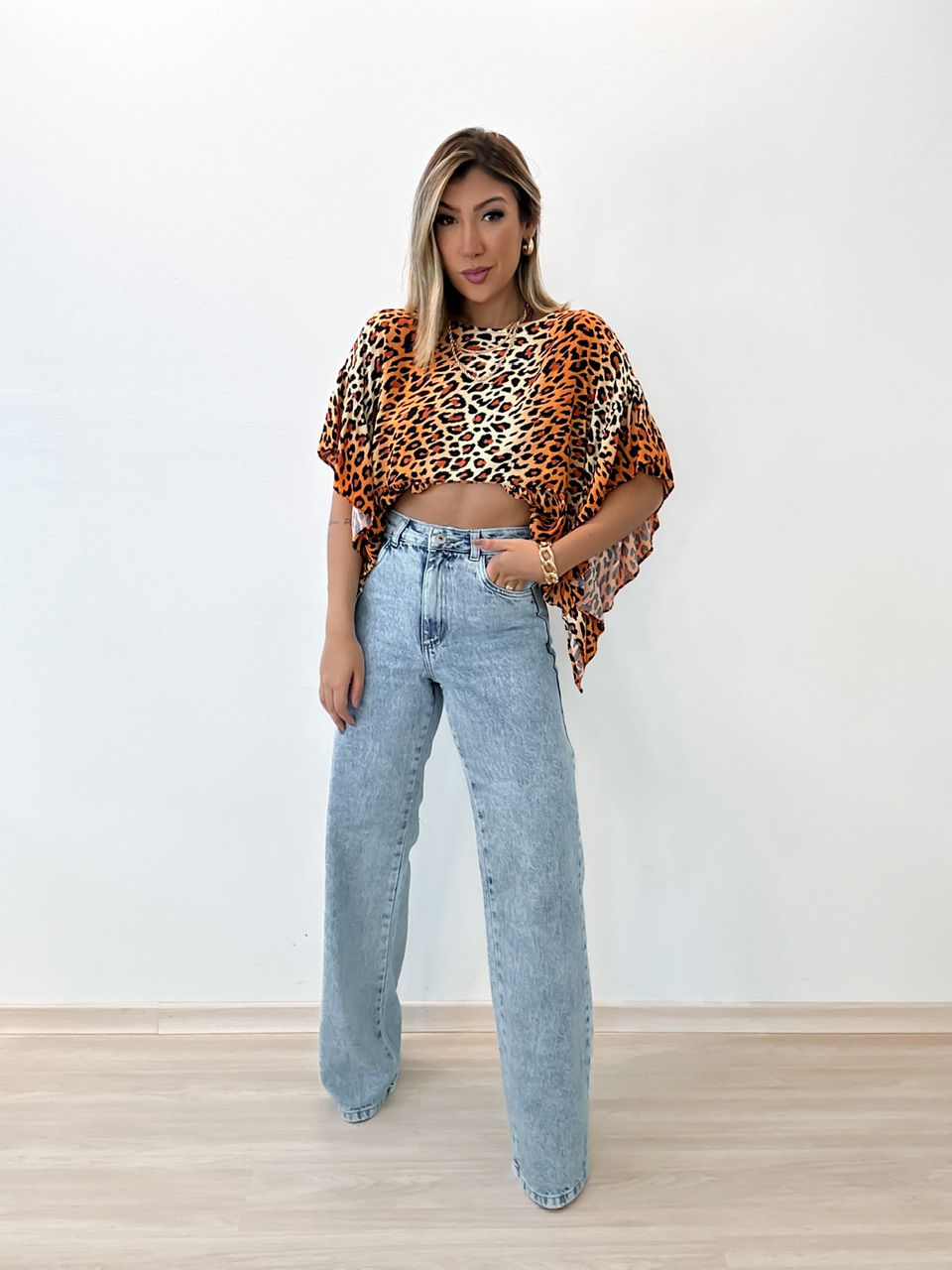 CALÇA PANTALONA JEANS Jeans Claro