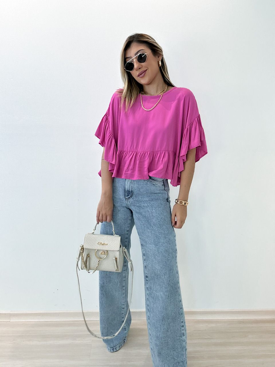 CALÇA PANTALONA JEANS Jeans Claro