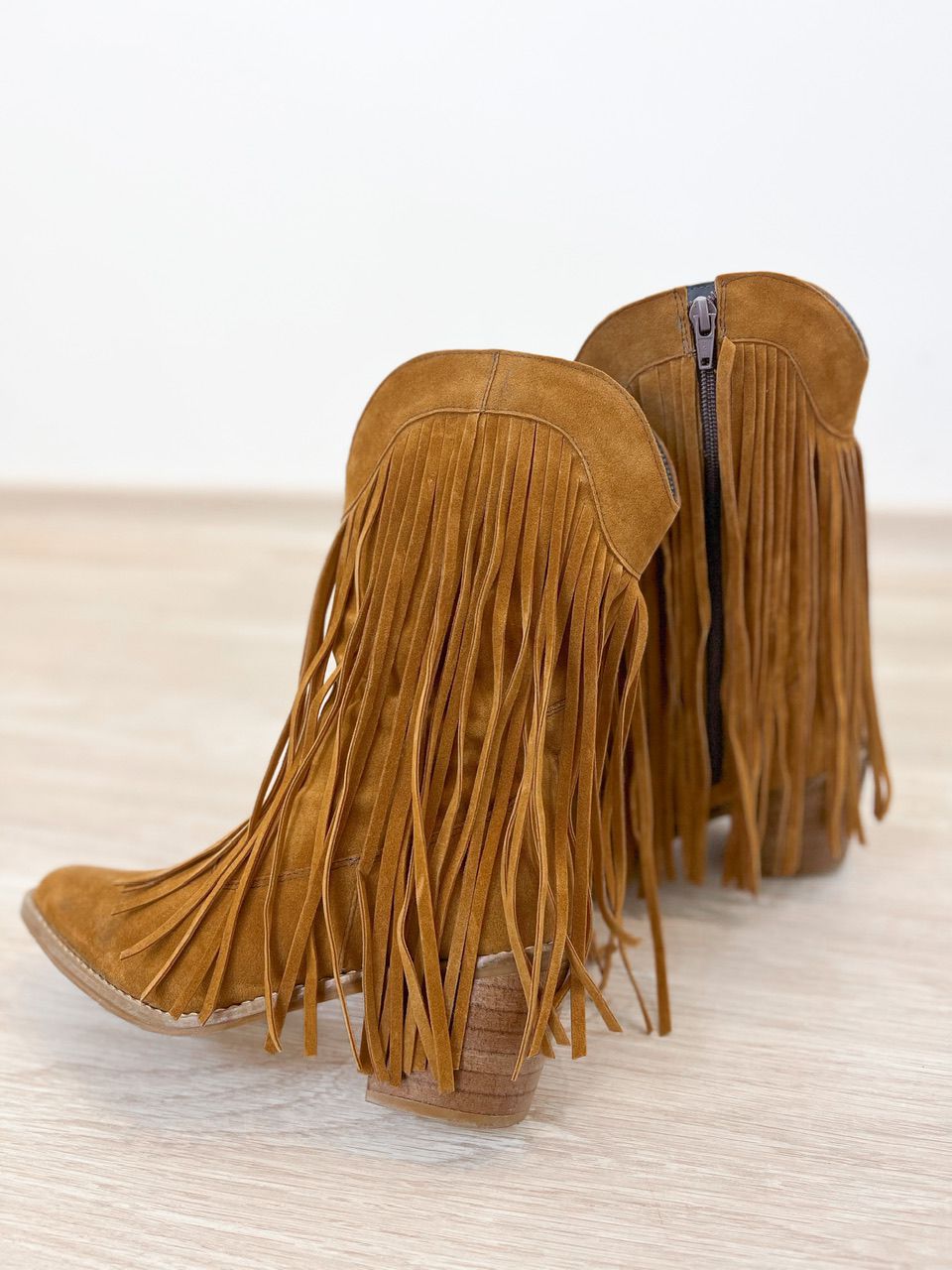 BOTA FRANJAS Caramelo - 0039410095 - CAROLLA FERRARO