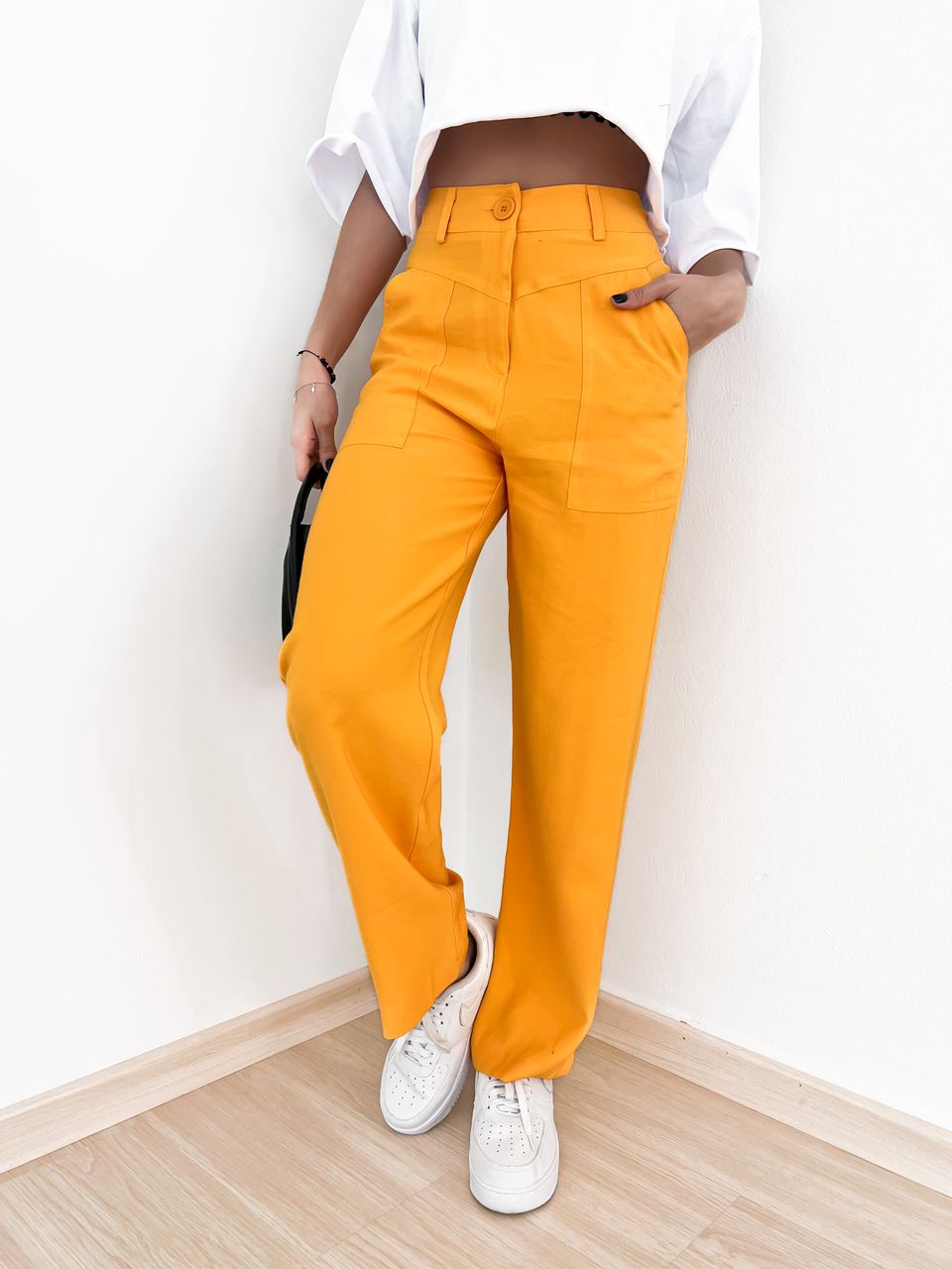 CALÇA ALEXANDRA amarela