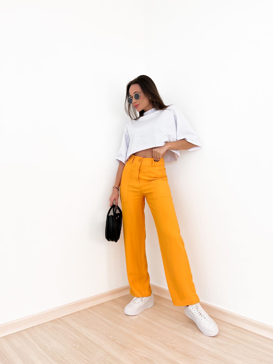CALÇA ALEXANDRA amarela