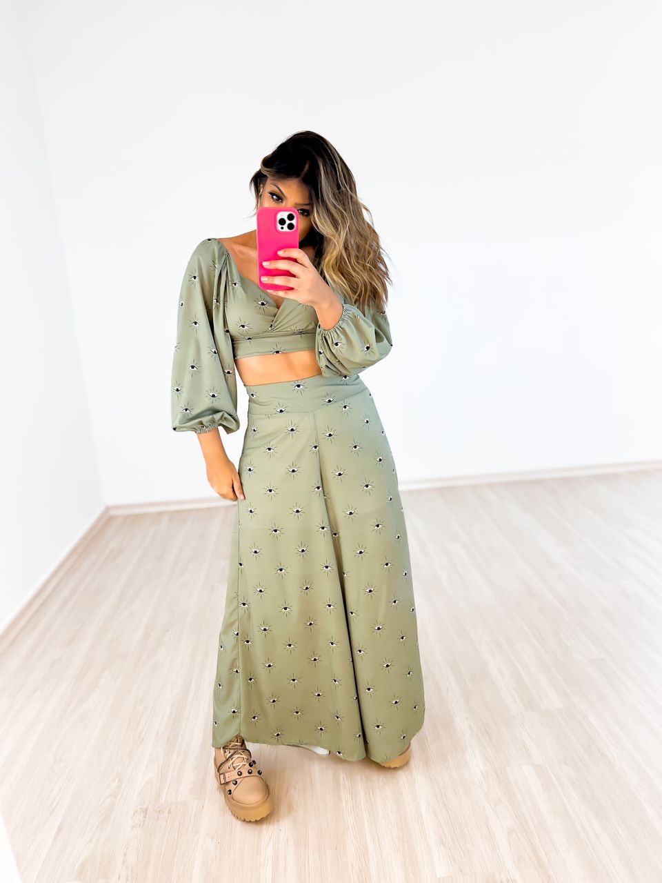 Conjunto Cf Lorena Olho Grego