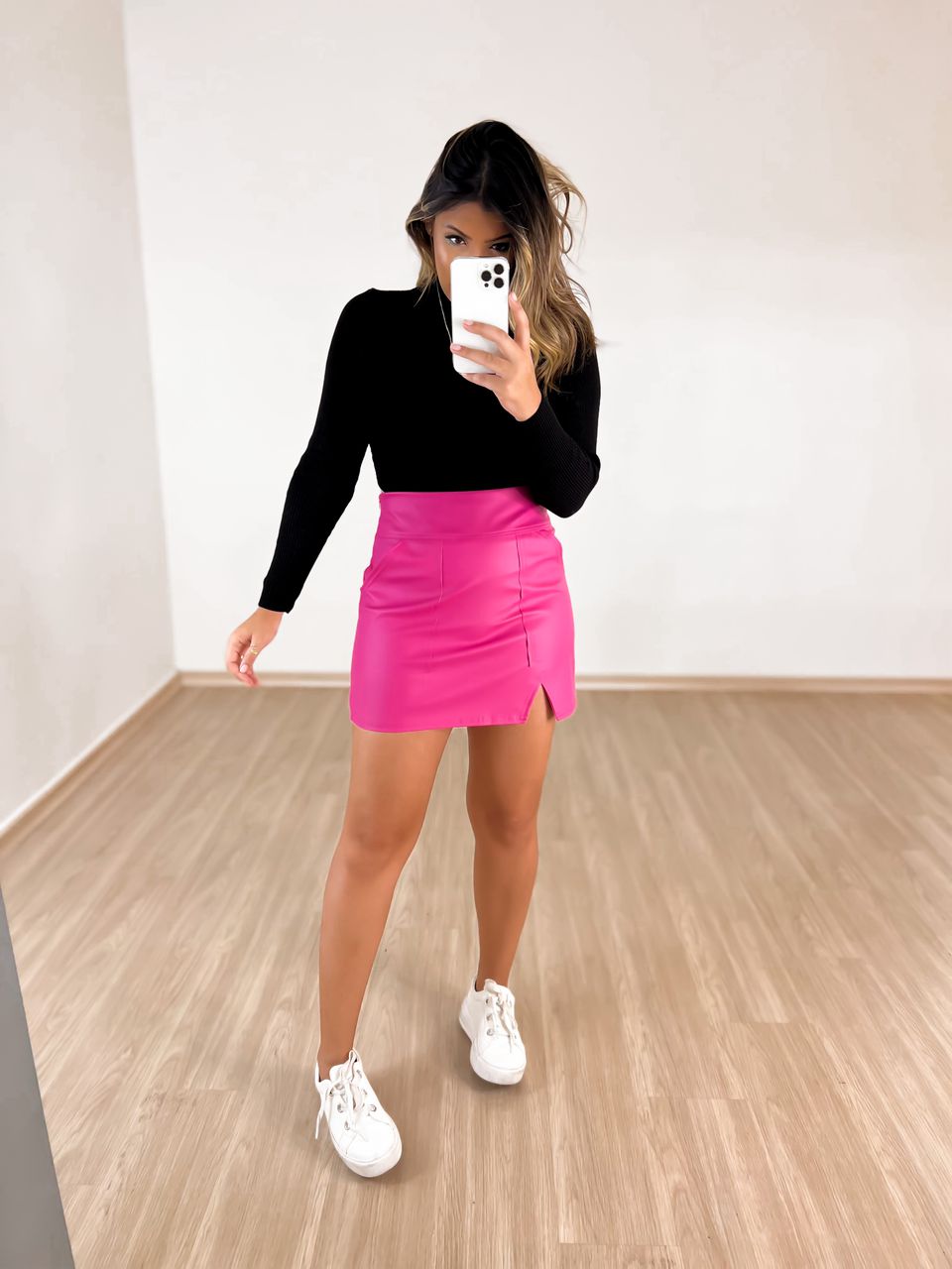 SAIA COURO FAKE CF Pink