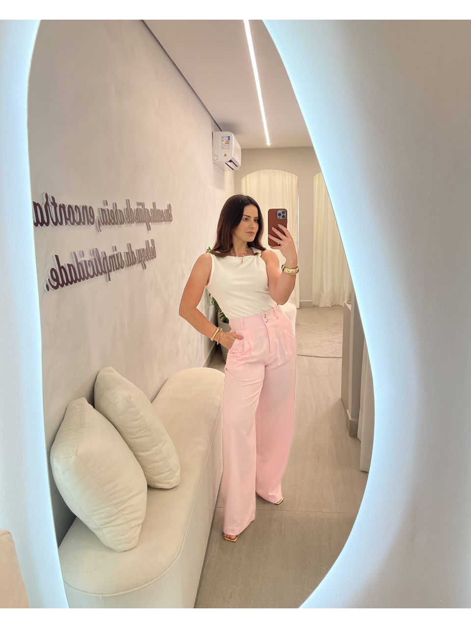 Calça Taina Rosa - CASA JABÔ