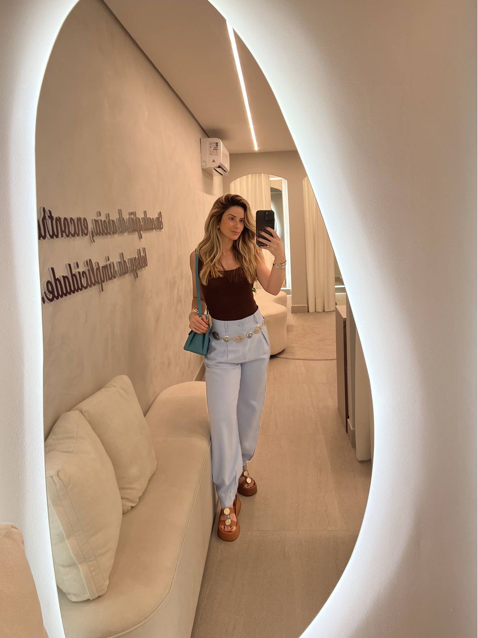 Calça Lana Azul Bebê - CASA JABÔ