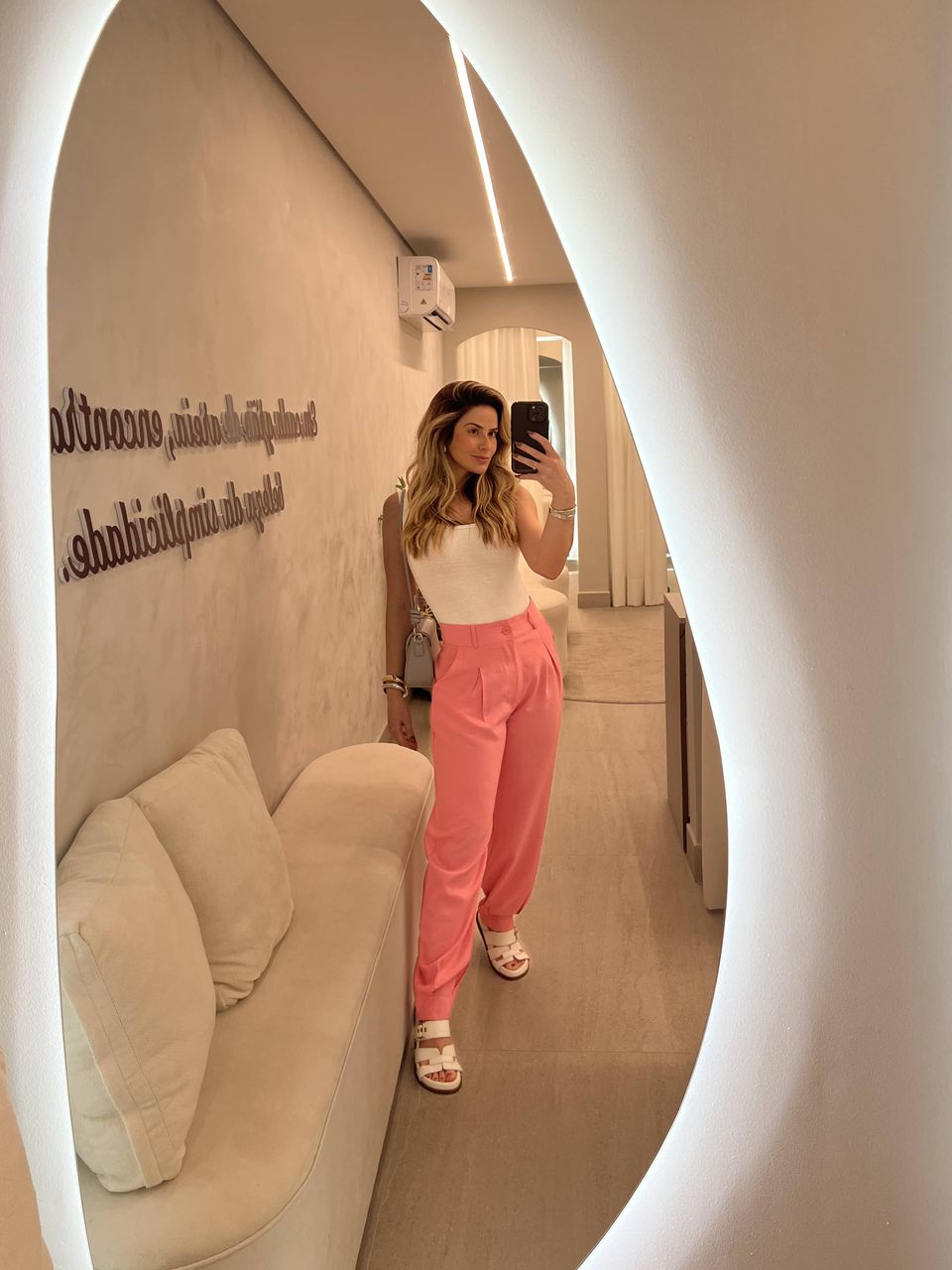 Calça Lana Rosa Barbie - CASA JABÔ