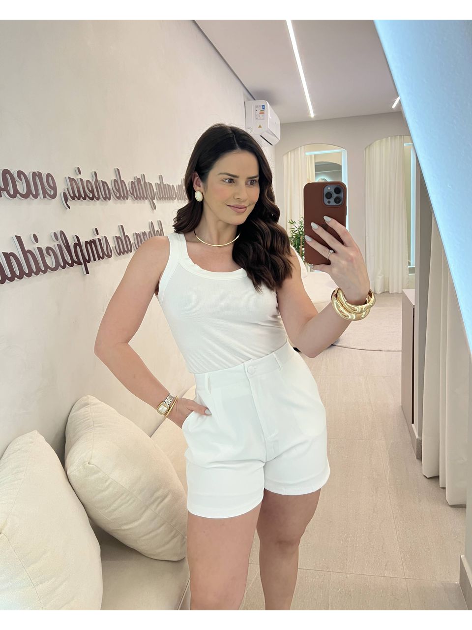Shorts Antonela Branco - CASA JABÔ