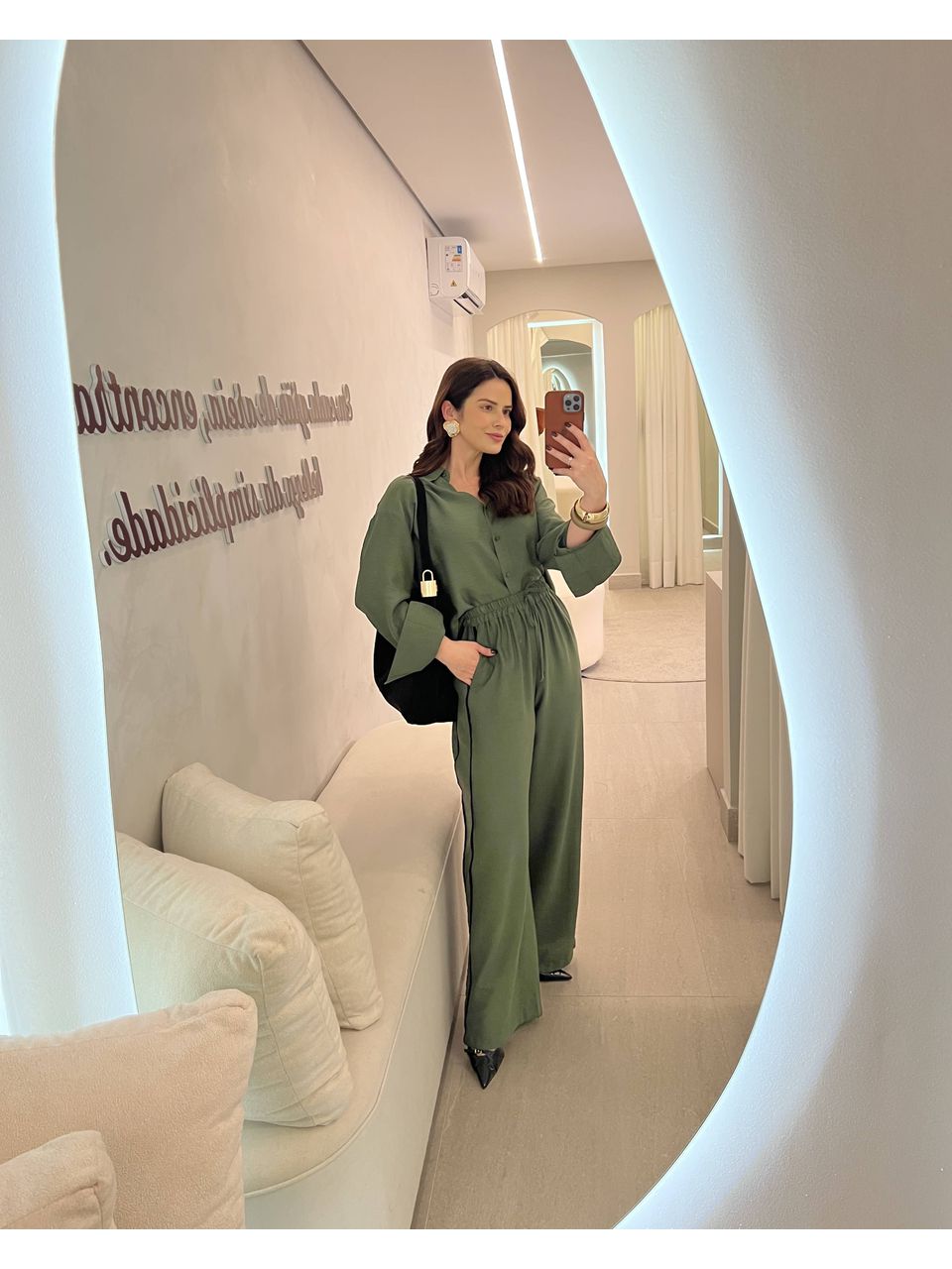 Conjunto Fatima Verde Militar - CASA JABÔ
