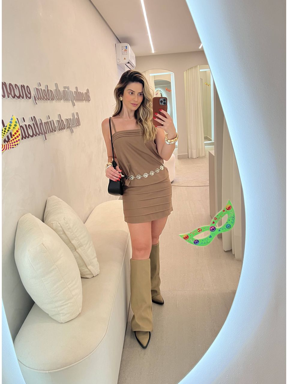 Blusa Isabeli Caqui - CASA JABÔ