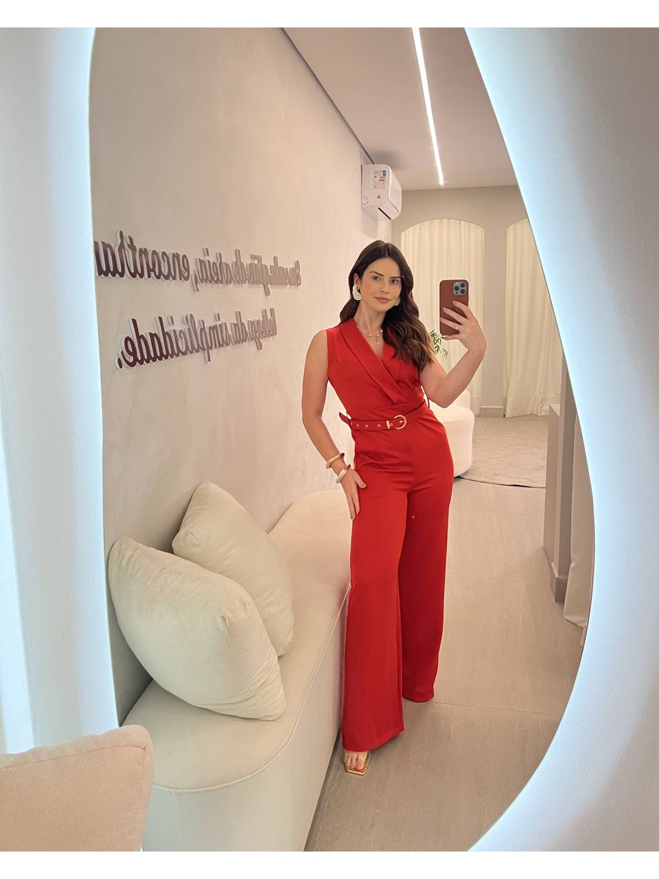 Macacão Luna Vermelho - CASA JABÔ