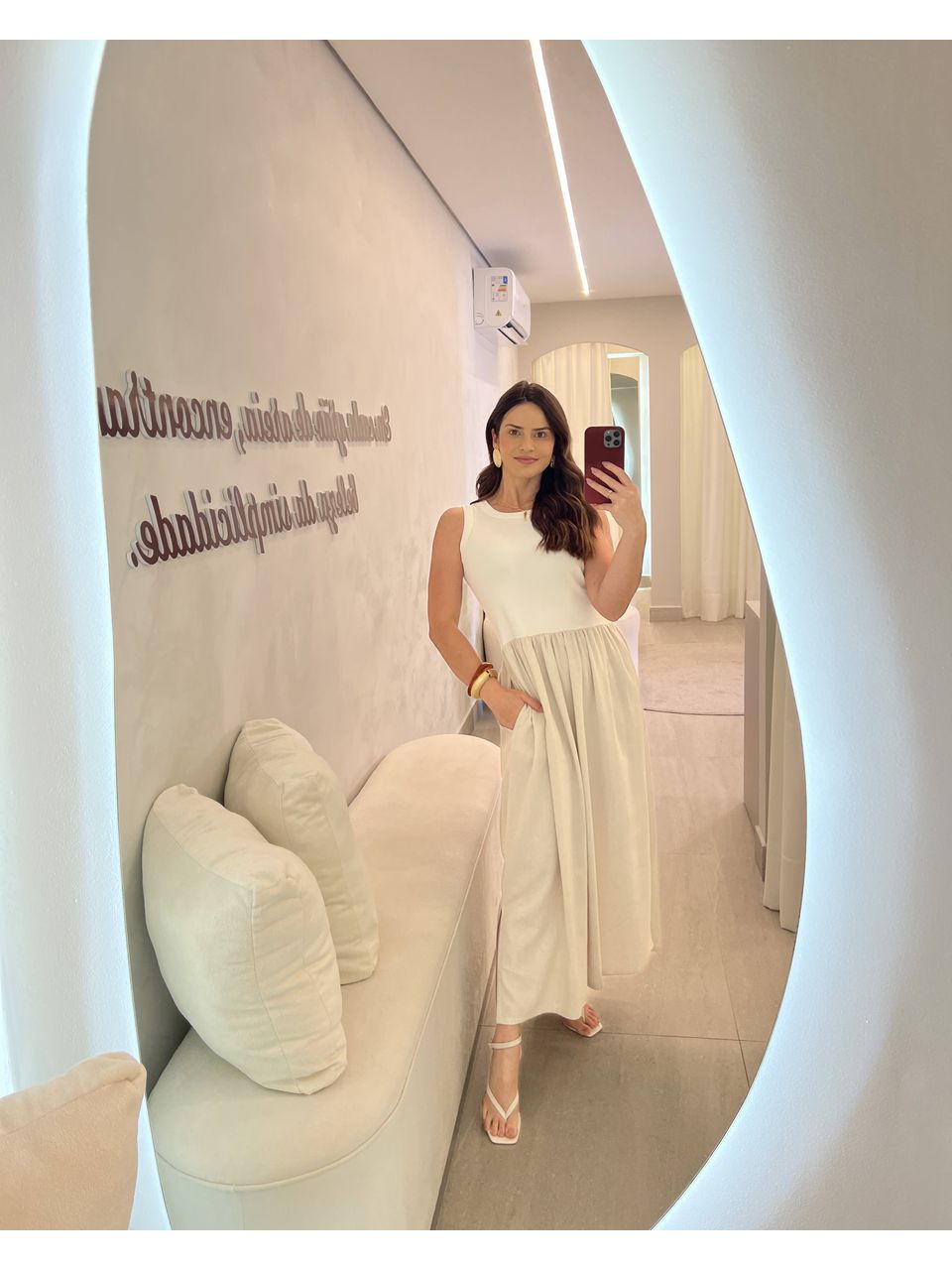 Vestido Fabiane Off/cru - CASA JABÔ