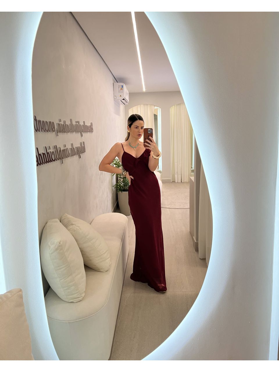 Vestido Gisele Cereja - CASA JABÔ