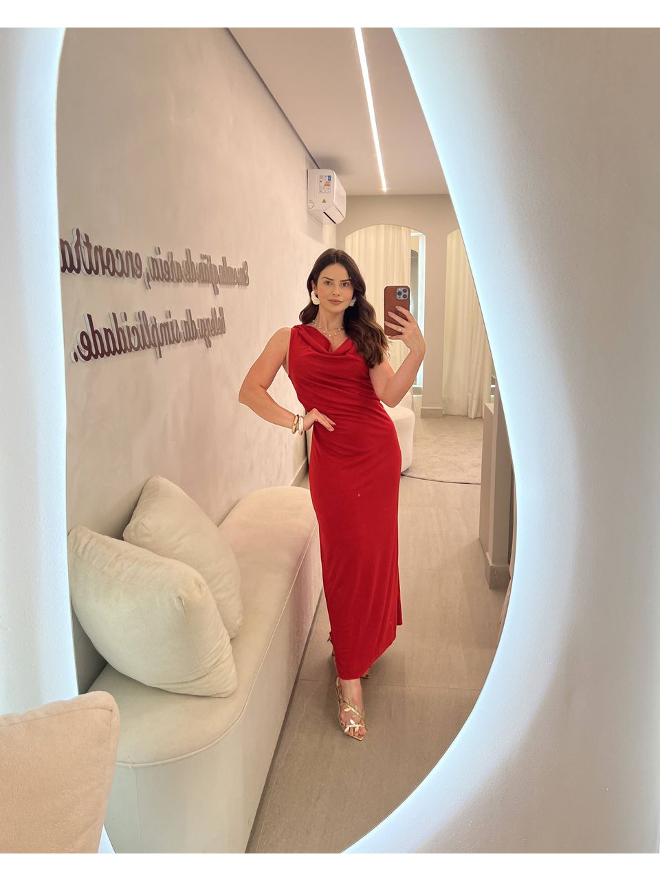 Vestido Monica Vermelho - CASA JABÔ