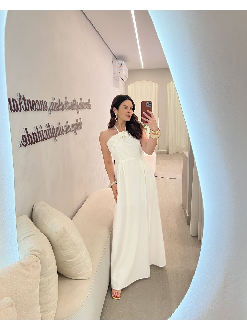 Vestido Vivian Branco - CASA JABÔ