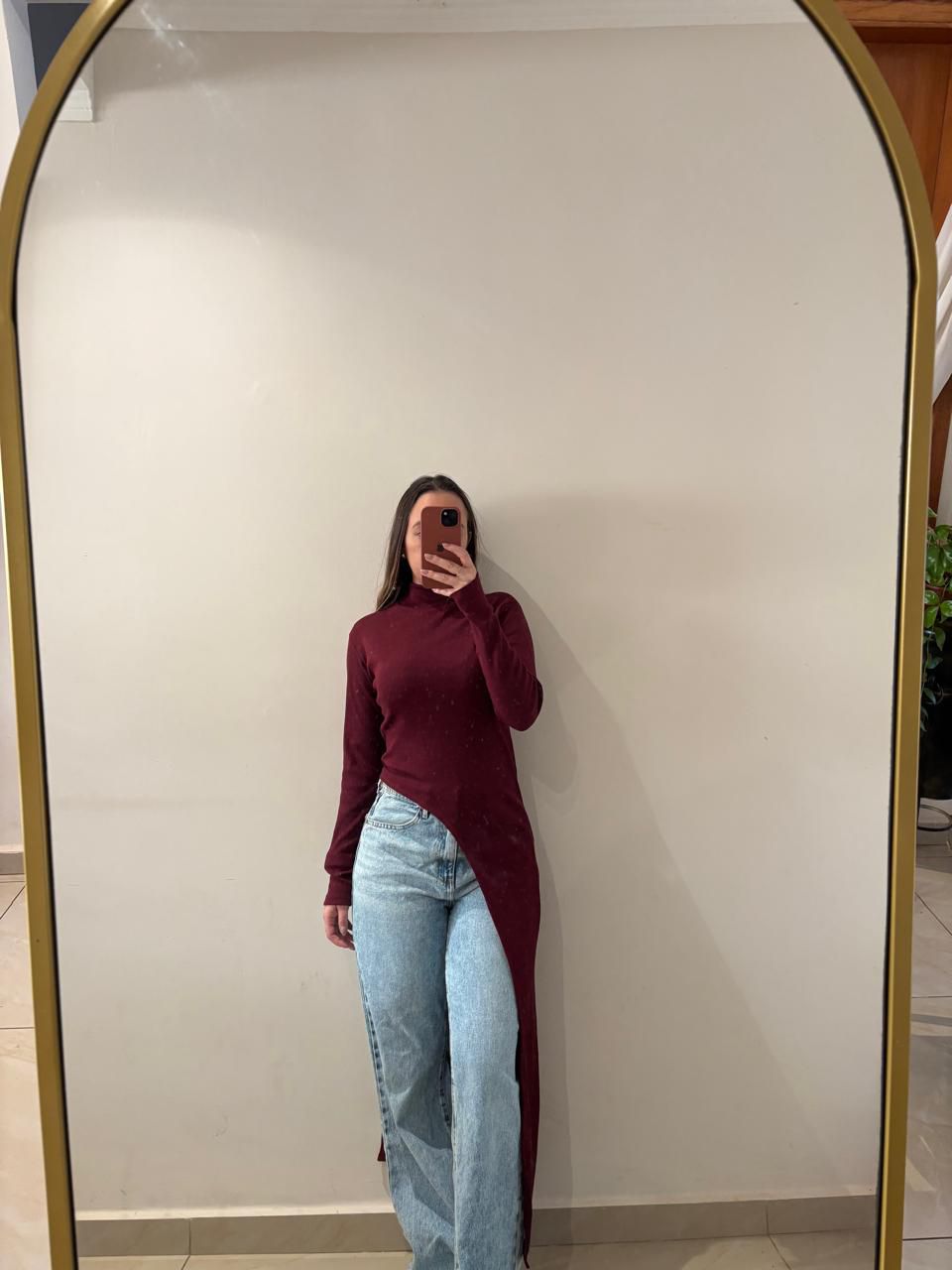 TÚNICA YASMIM - CHERRY - Milla