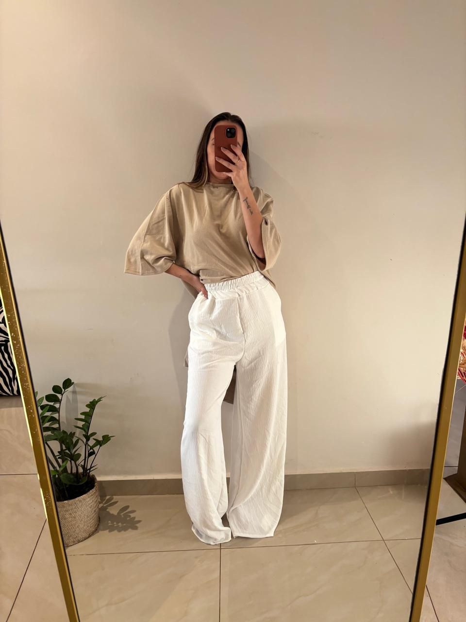 CALÇA LIORA PANTALONA OFF WHITE - Milla