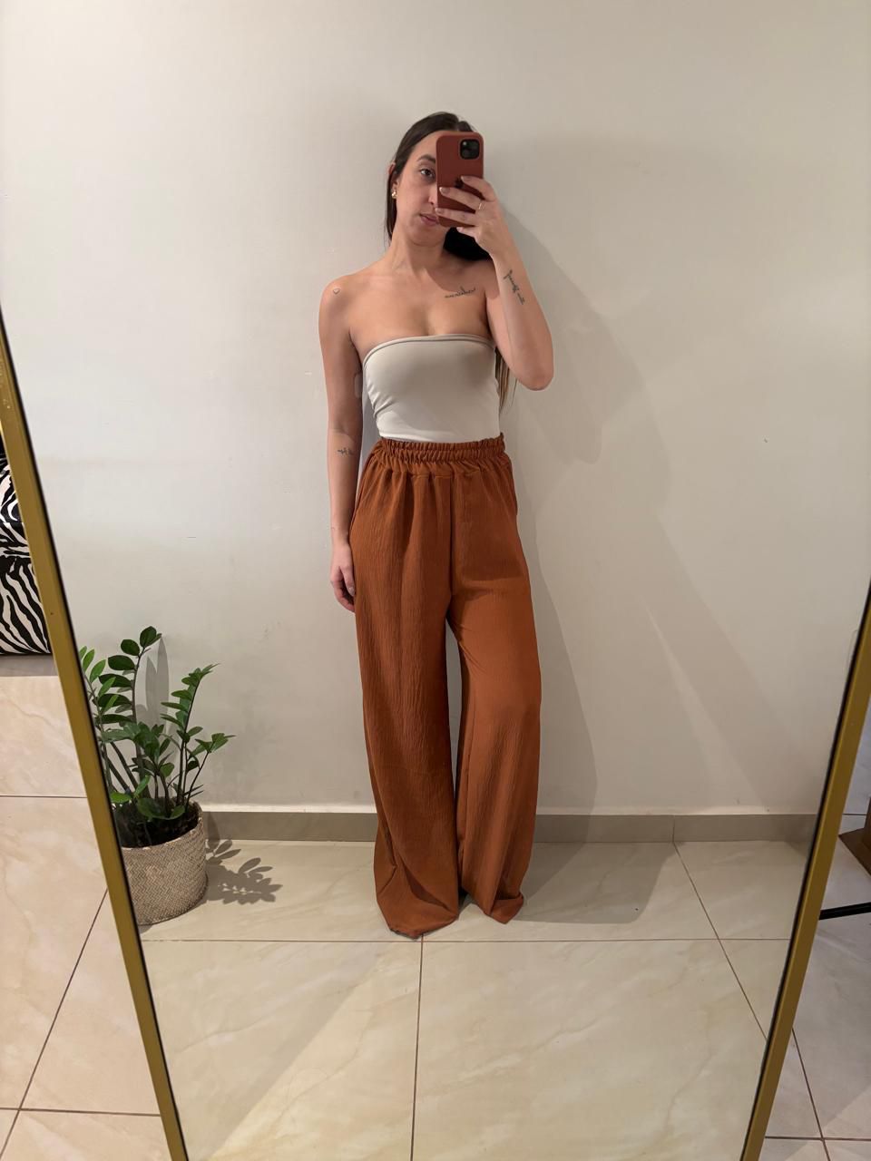 CALÇA LIORA PANTALONA CARAMELO - Milla