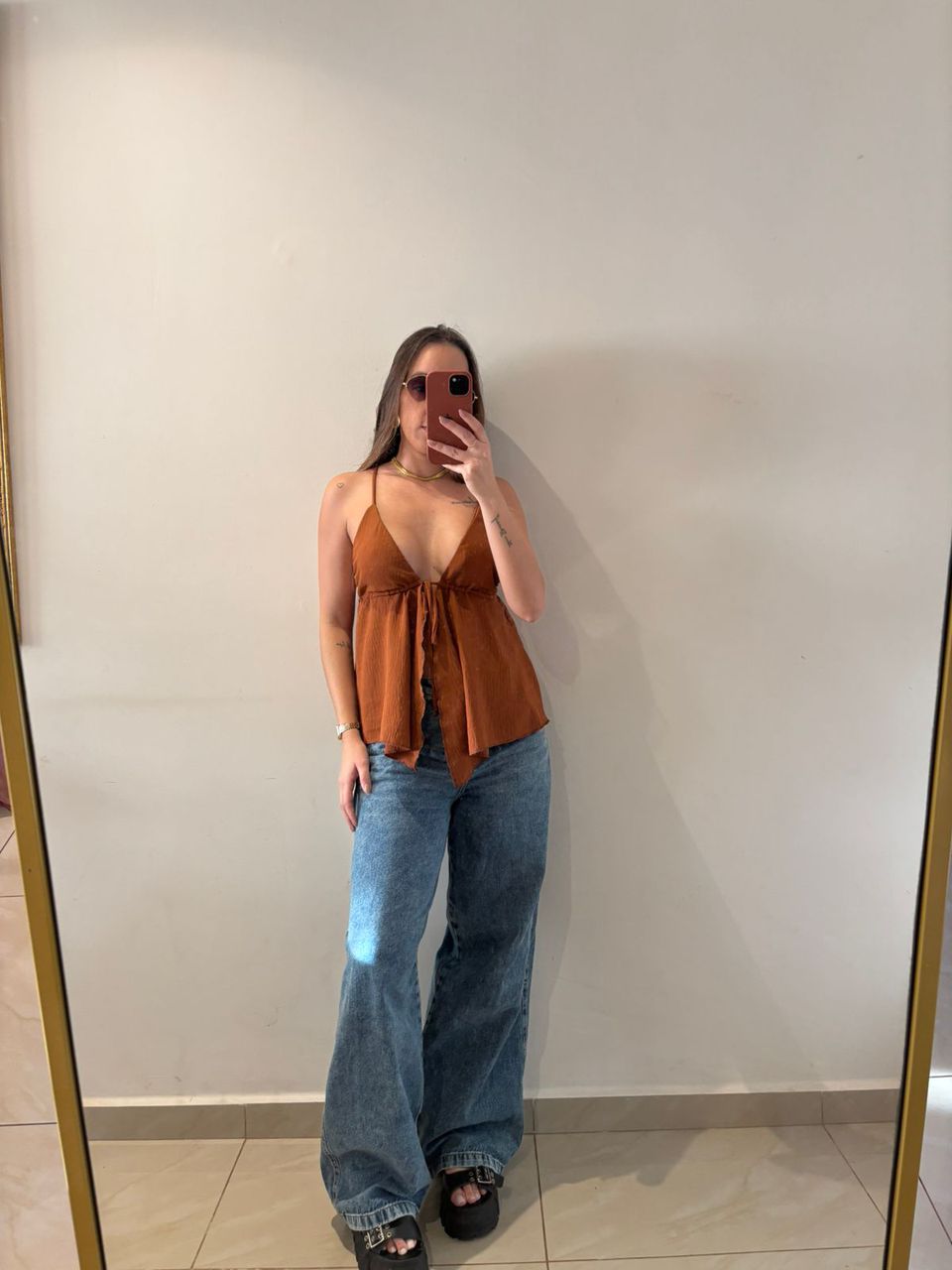 Blusa Elis caramelo - Milla