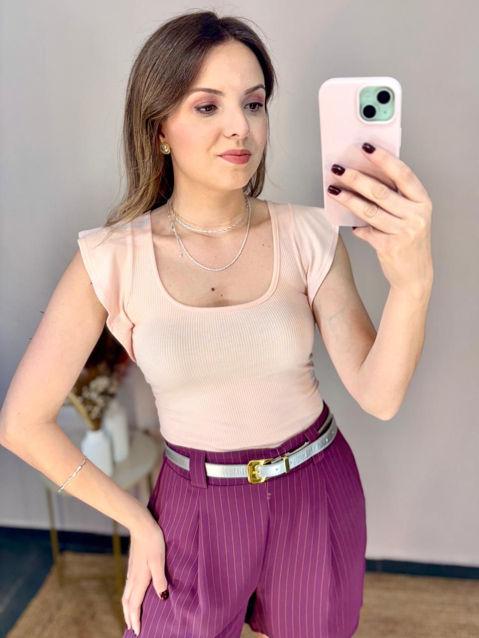 Blusa Canelada Laila - DONNA LELLA