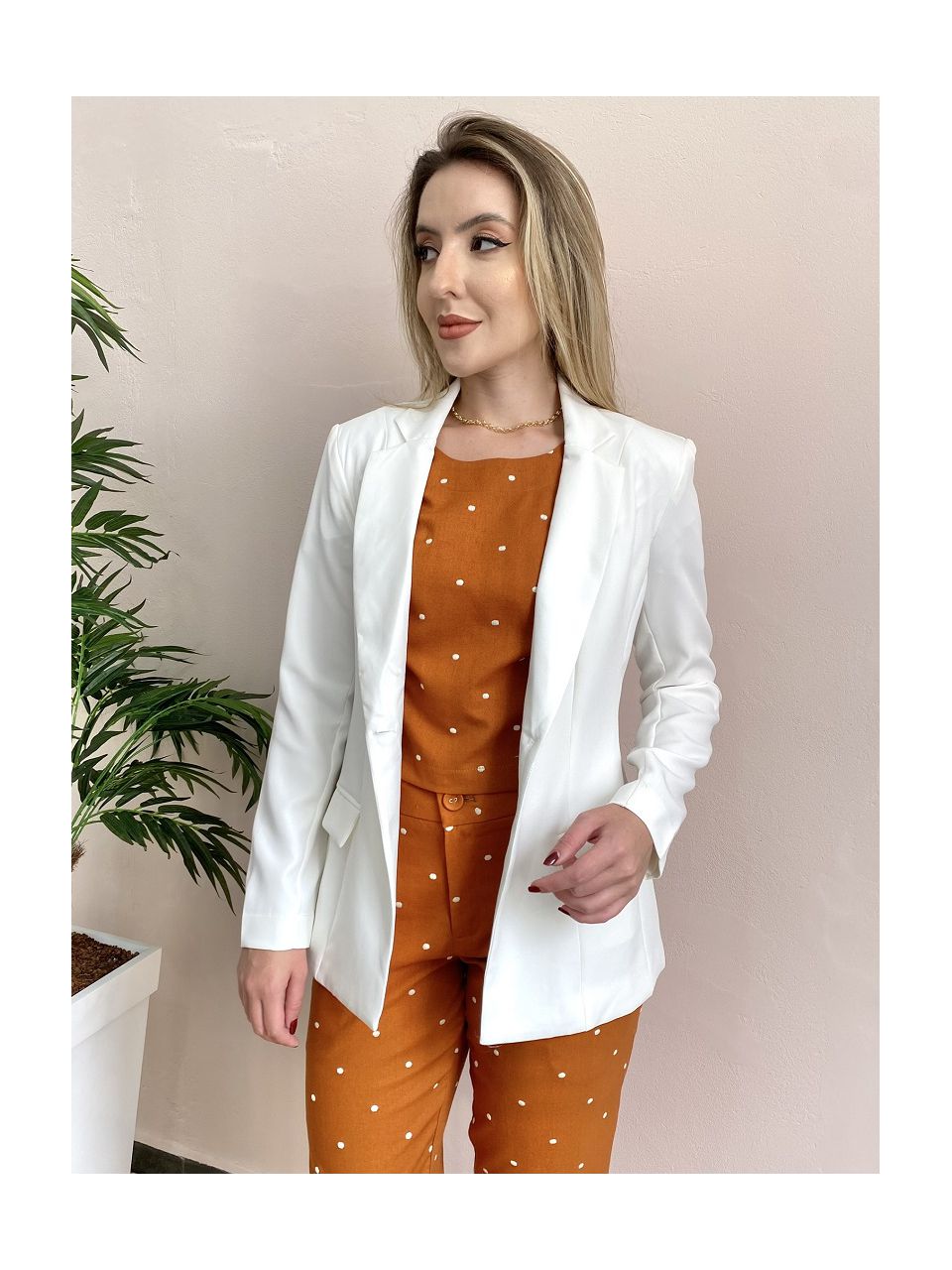 Blazer Marina - Offwhite - DONNA LELLA