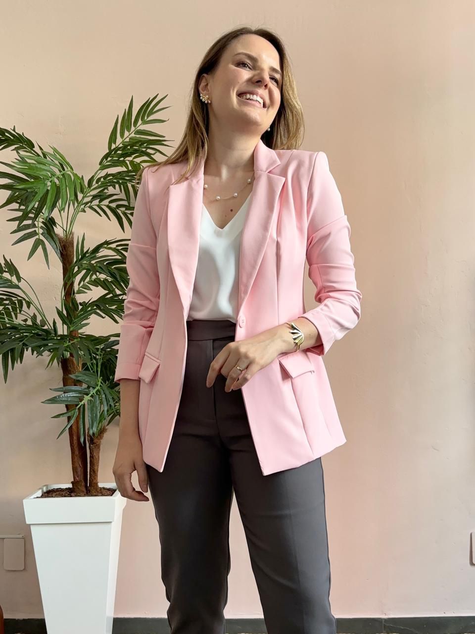Blazer Marina - Rosa - DONNA LELLA