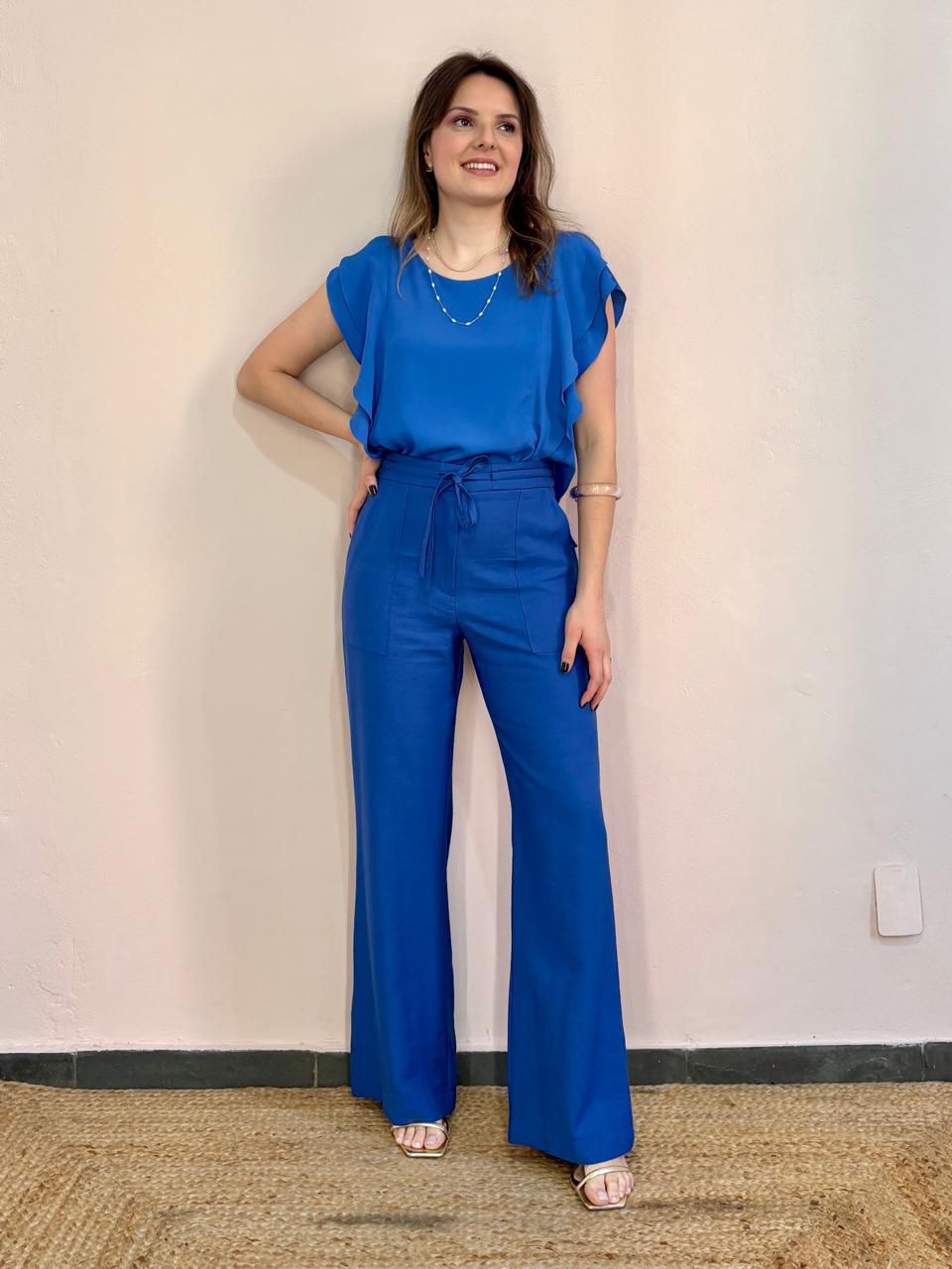 Calça Dandara - Azul - DONNA LELLA