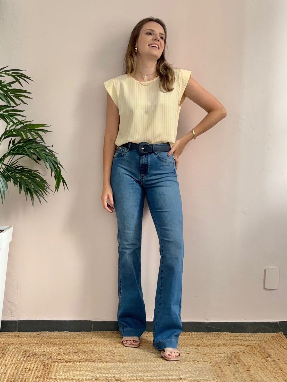 Calça Jeans Flare Donna - DONNA LELLA