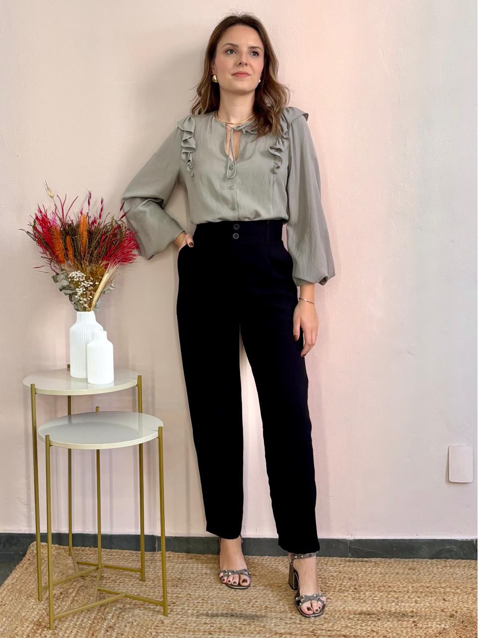 Calça Celina - Preto - DONNA LELLA