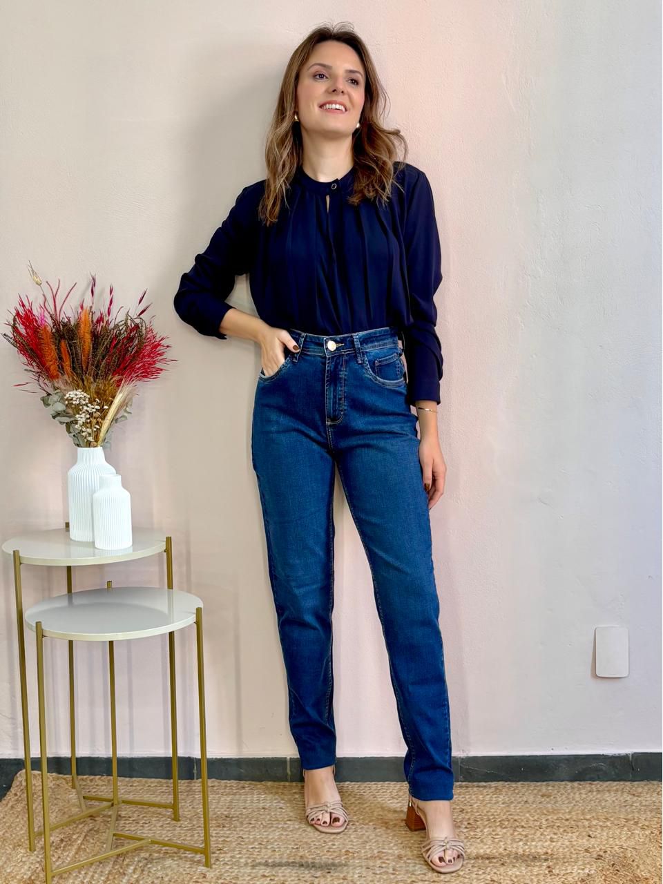 Calça Mom Jeans Donna - DONNA LELLA