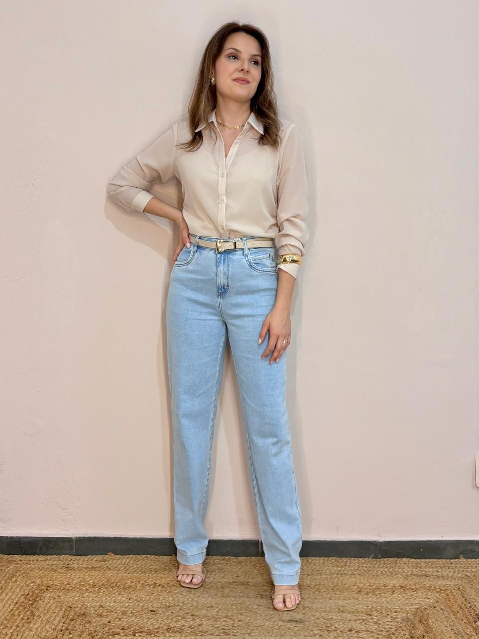 Calça Joice Jeans Reta - DONNA LELLA