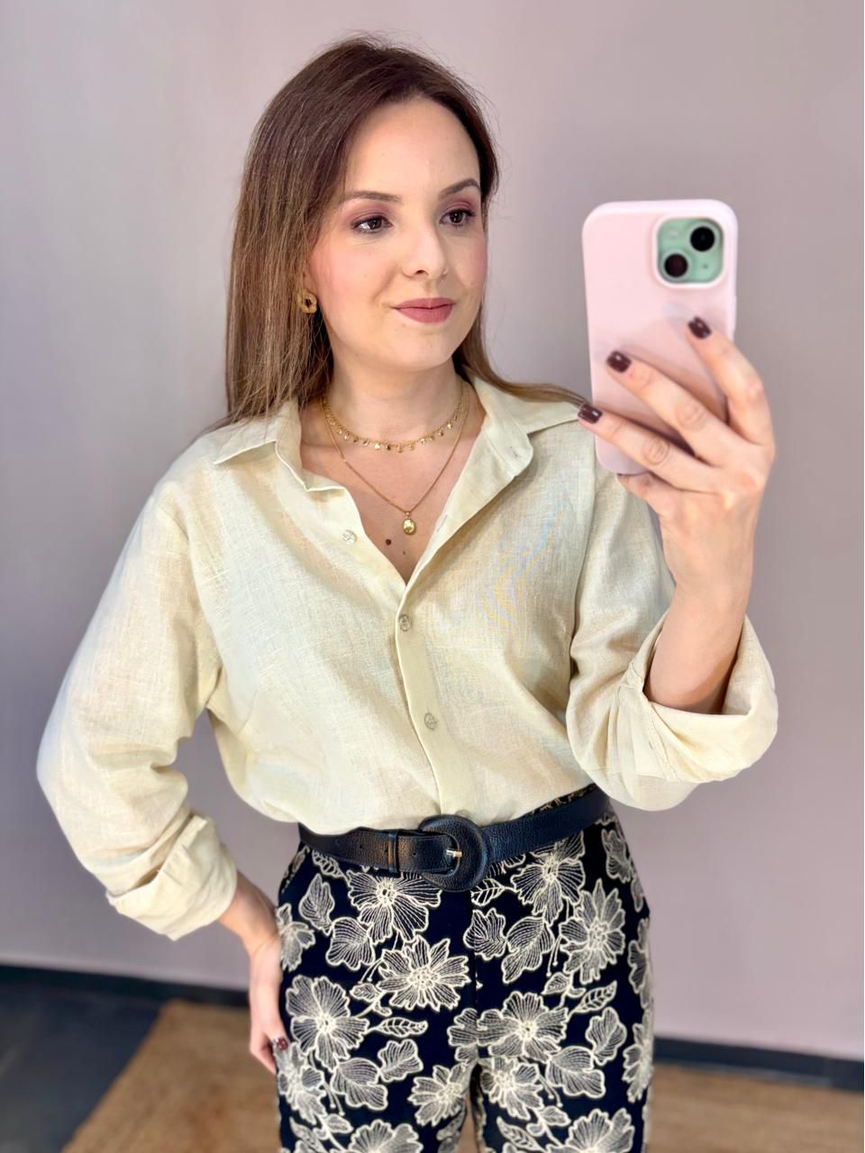 Camisa Linho Bella - DONNA LELLA