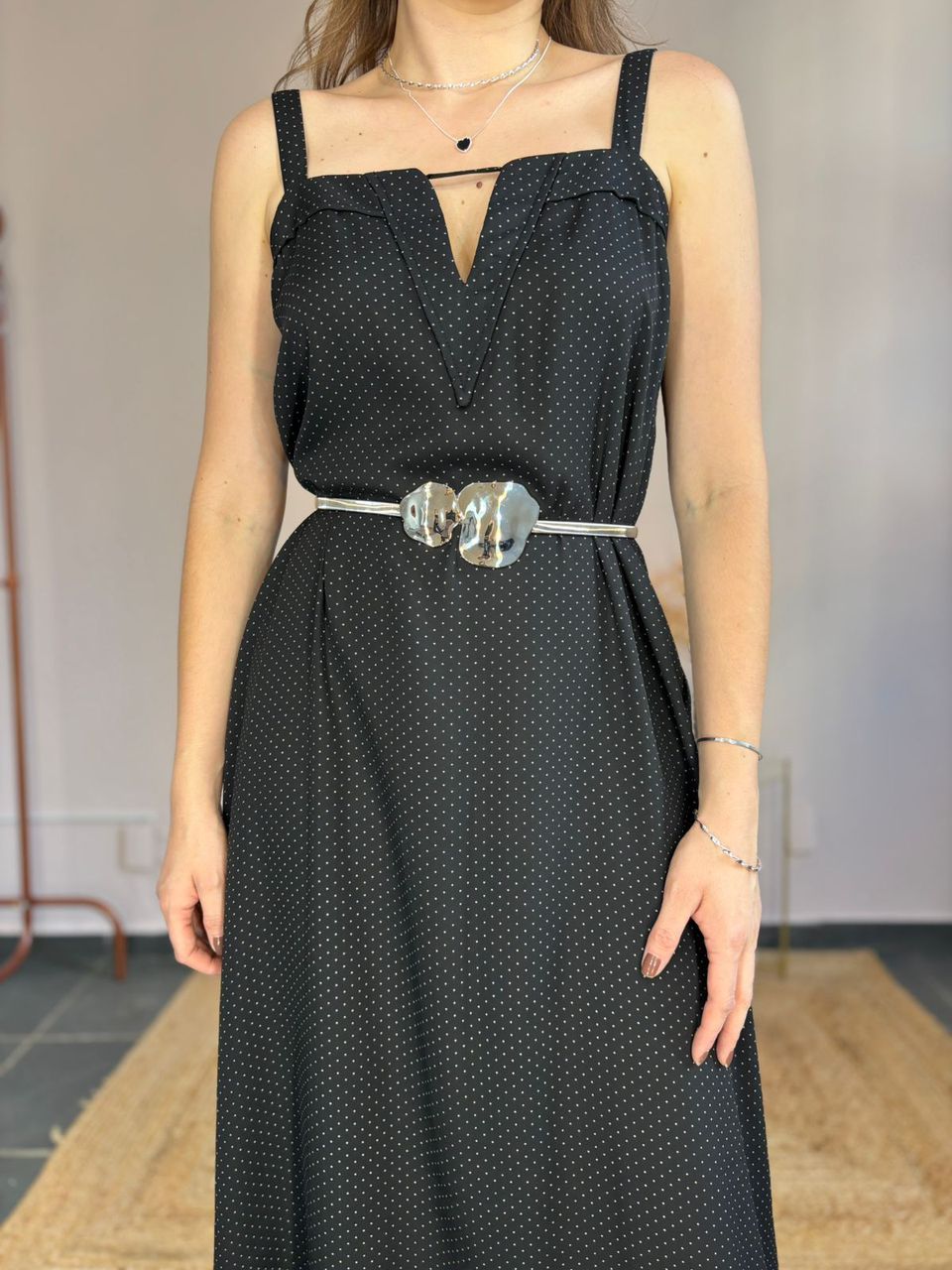 Cinto Orgânico Duplo - Prata - DONNA LELLA