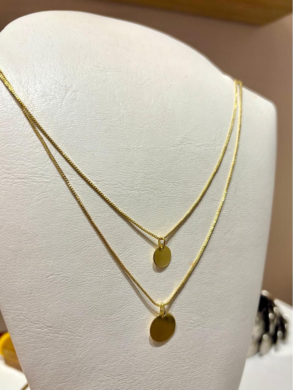 Colar Duplo Semijoia - DONNA LELLA