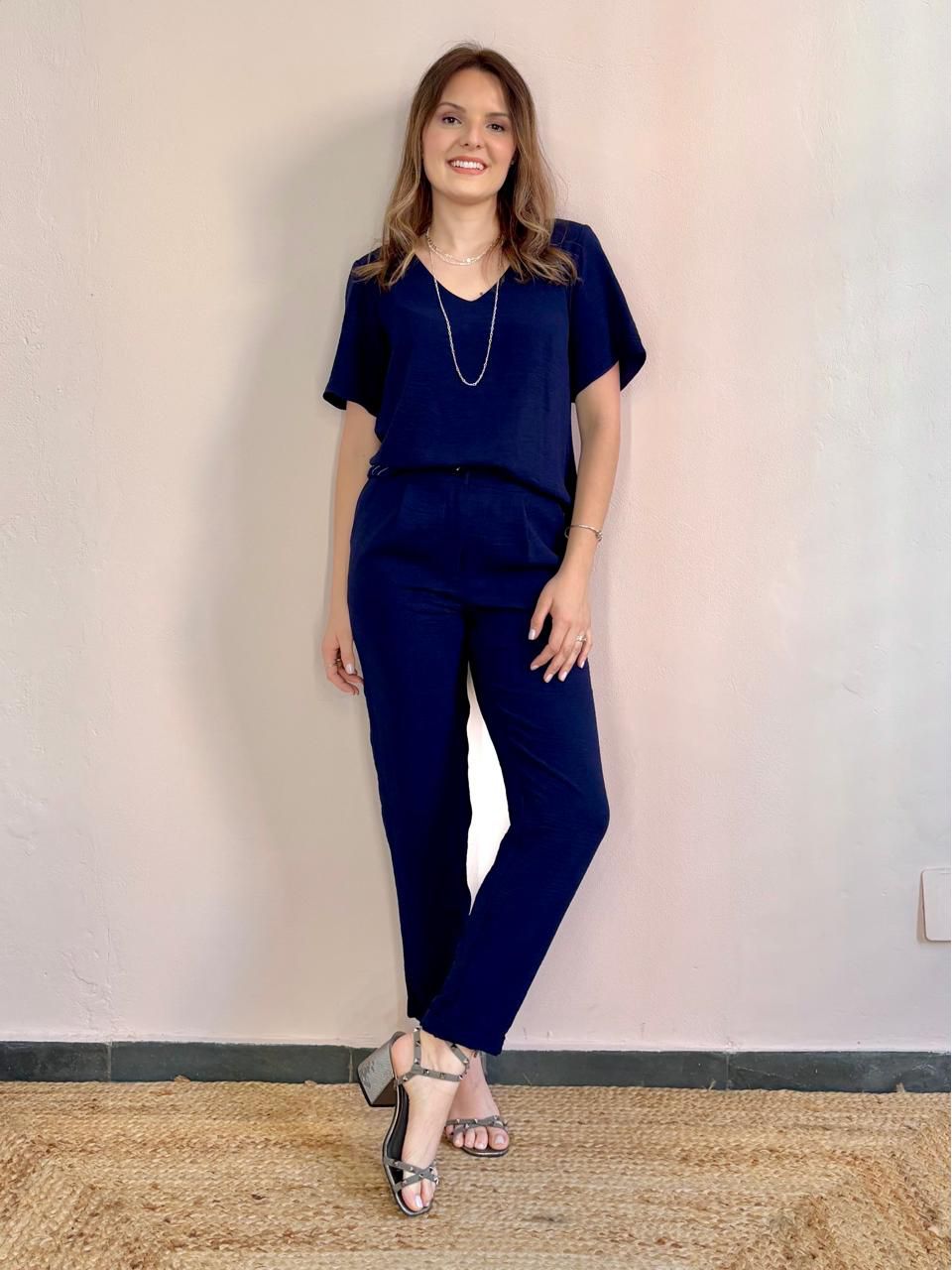 Conjunto Felicia - Marinho - DONNA LELLA