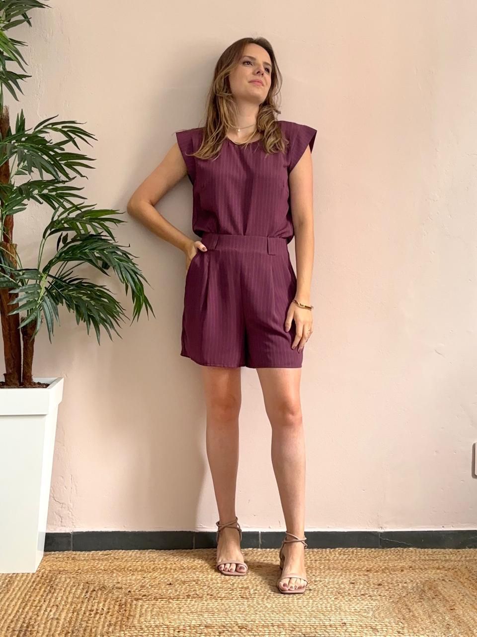 Shorts Risca Giz Lorena - DONNA LELLA