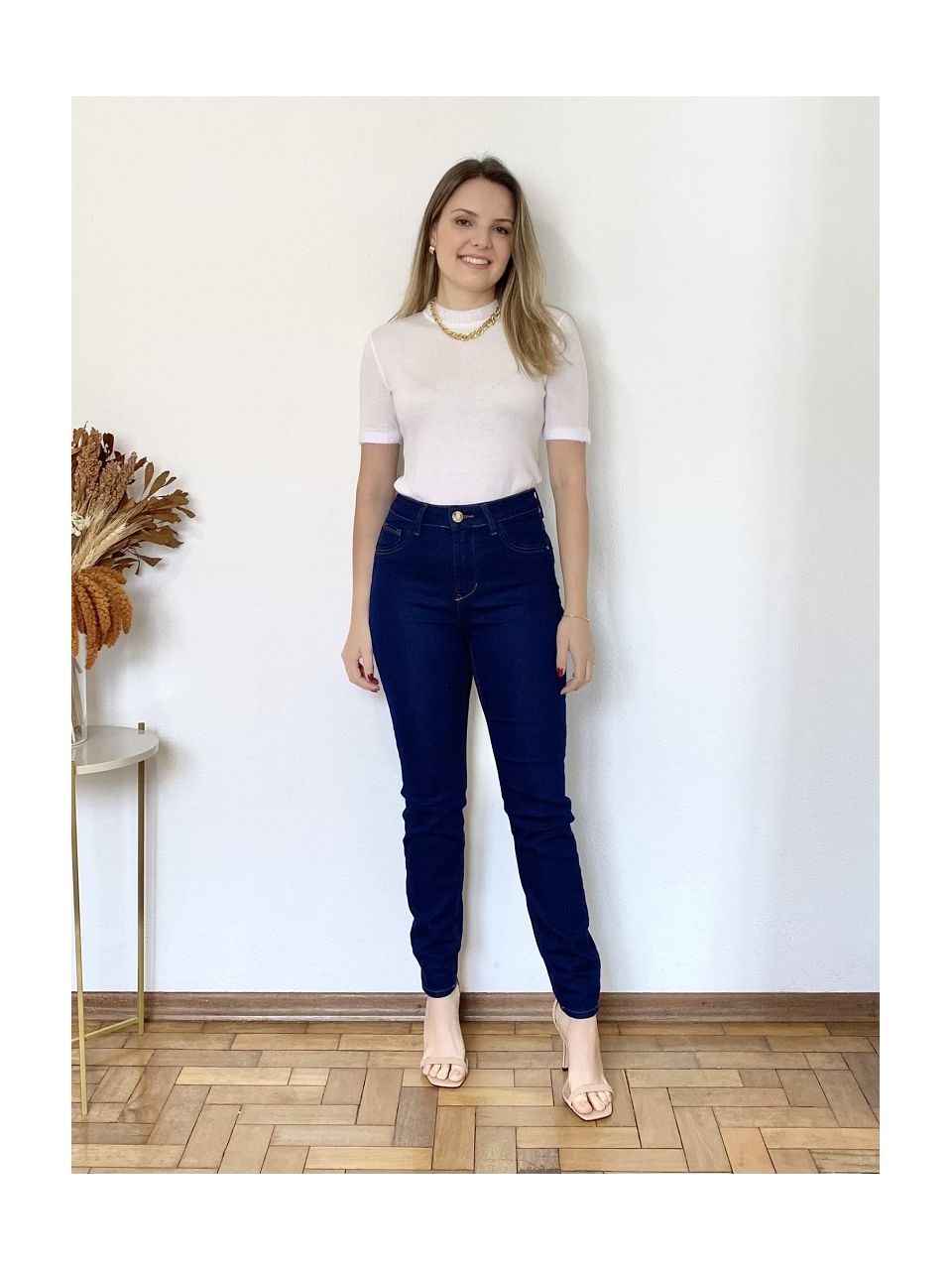 Calça Liz Jeans Cigarrete - DONNA LELLA