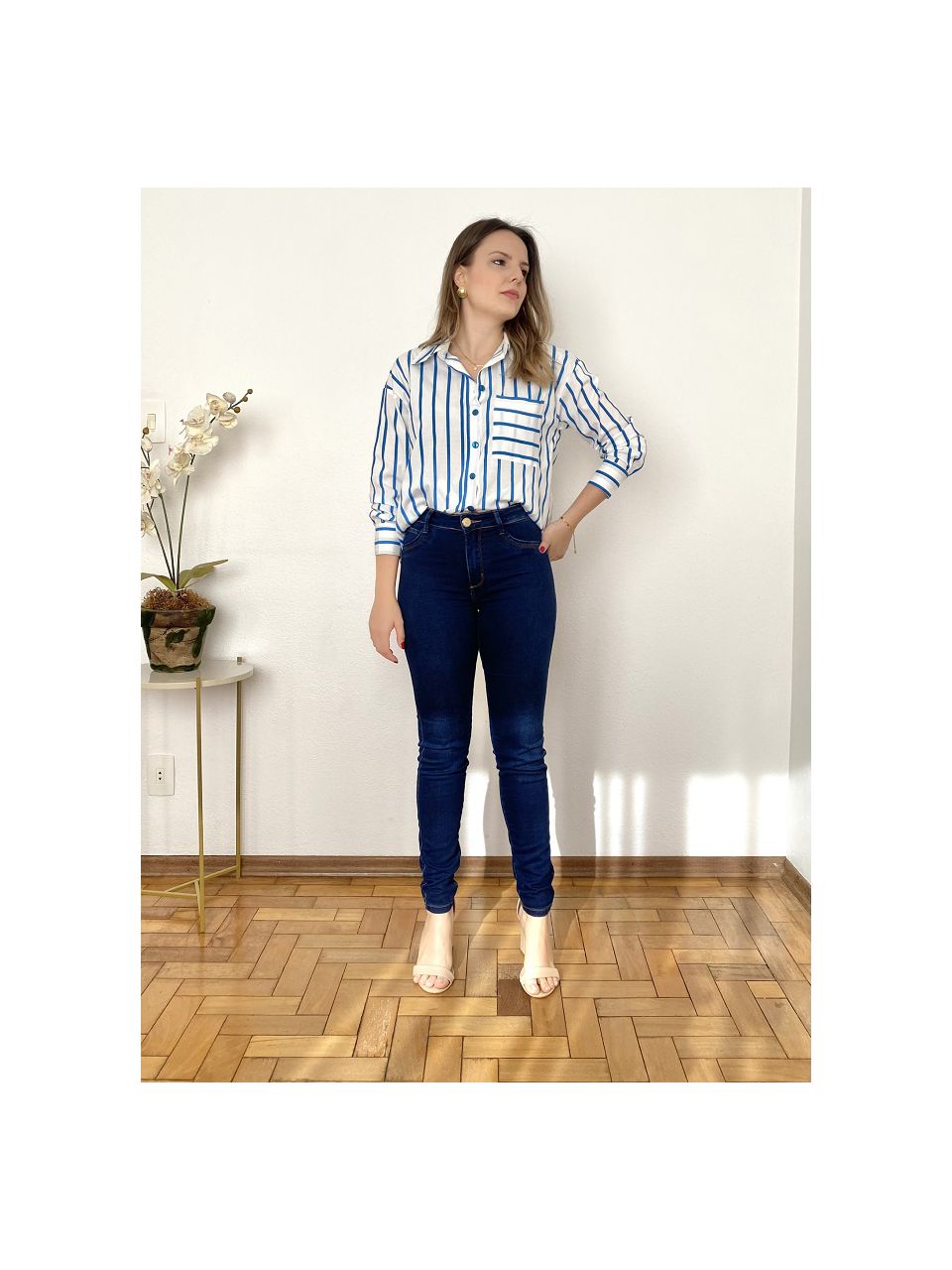 Calça Jeans Malha Skinny JULIA - DONNA LELLA