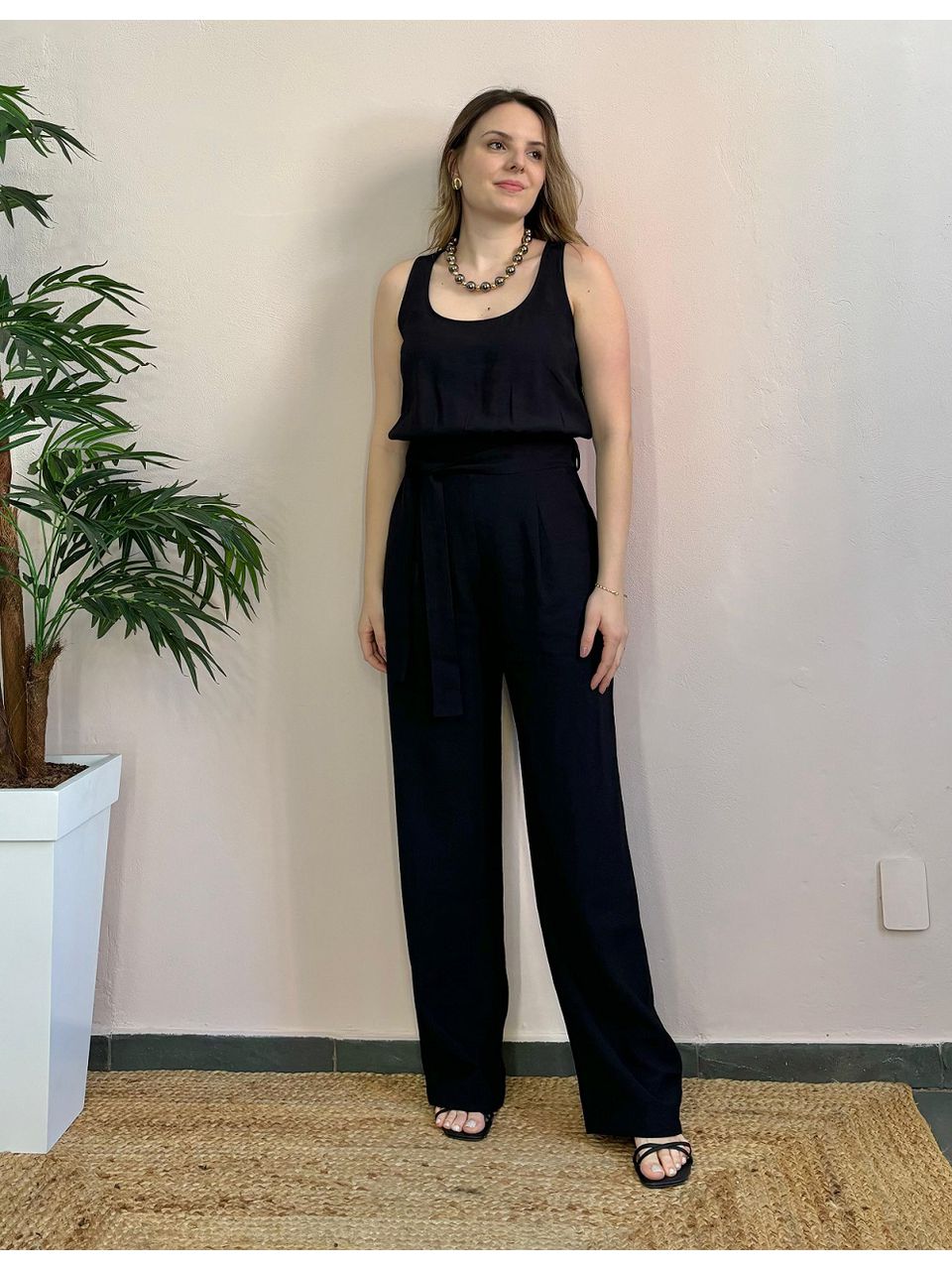 Macacão Viscose Viviane - DONNA LELLA
