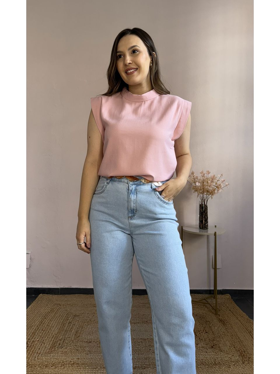 Blusa Vera - Rosa - DONNA LELLA