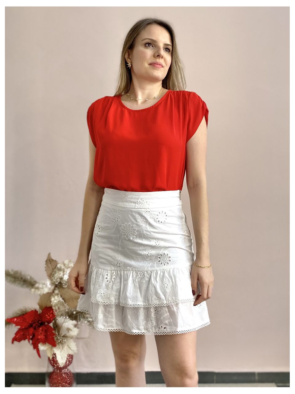 Saia Laise - Branca - DONNA LELLA