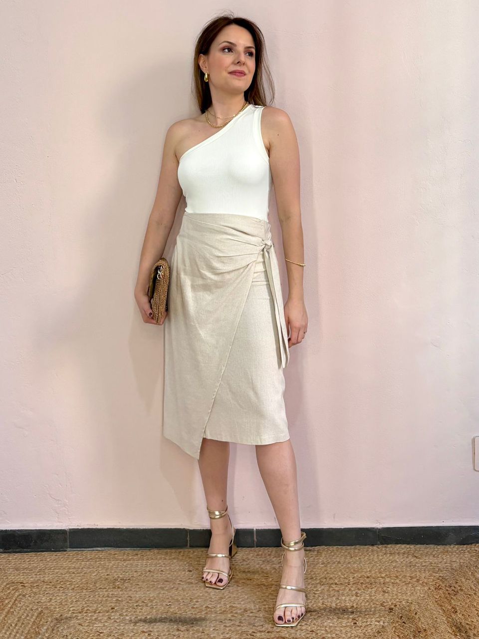 Saia Linho Envelope - DONNA LELLA