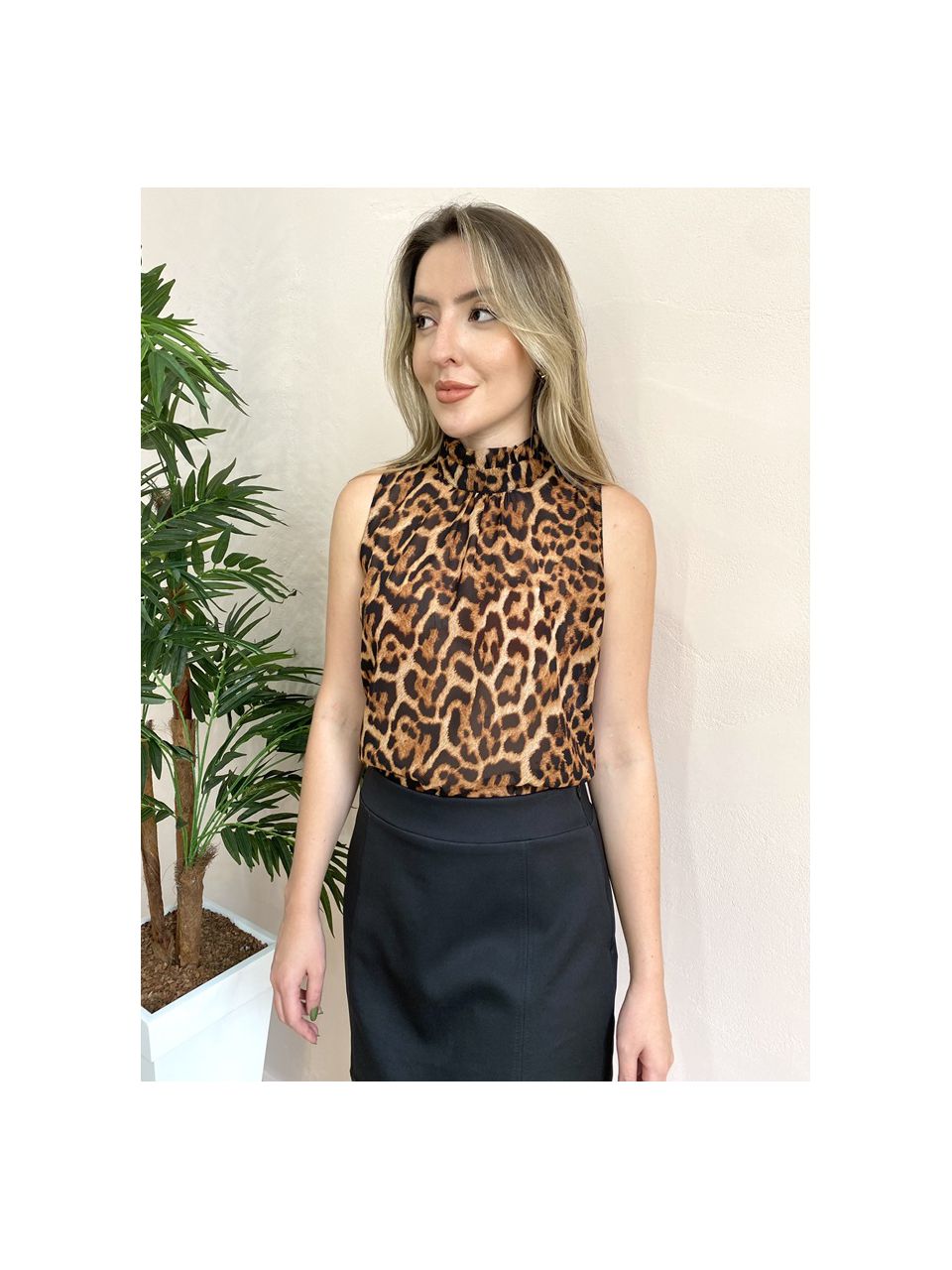 Blusa Animal Print - DONNA LELLA
