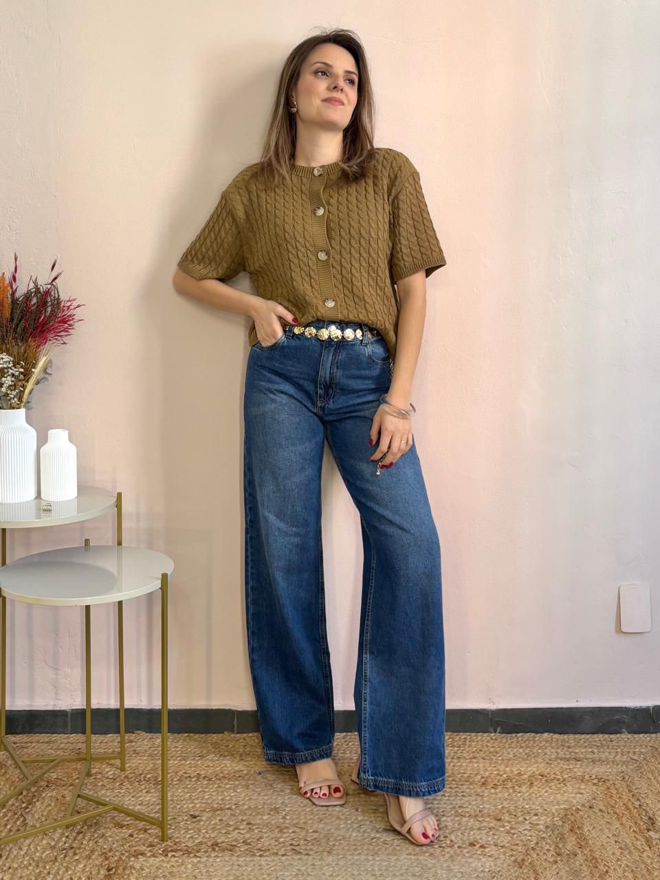 Calça Jeans Sabrina - Wide Leg - DONNA LELLA