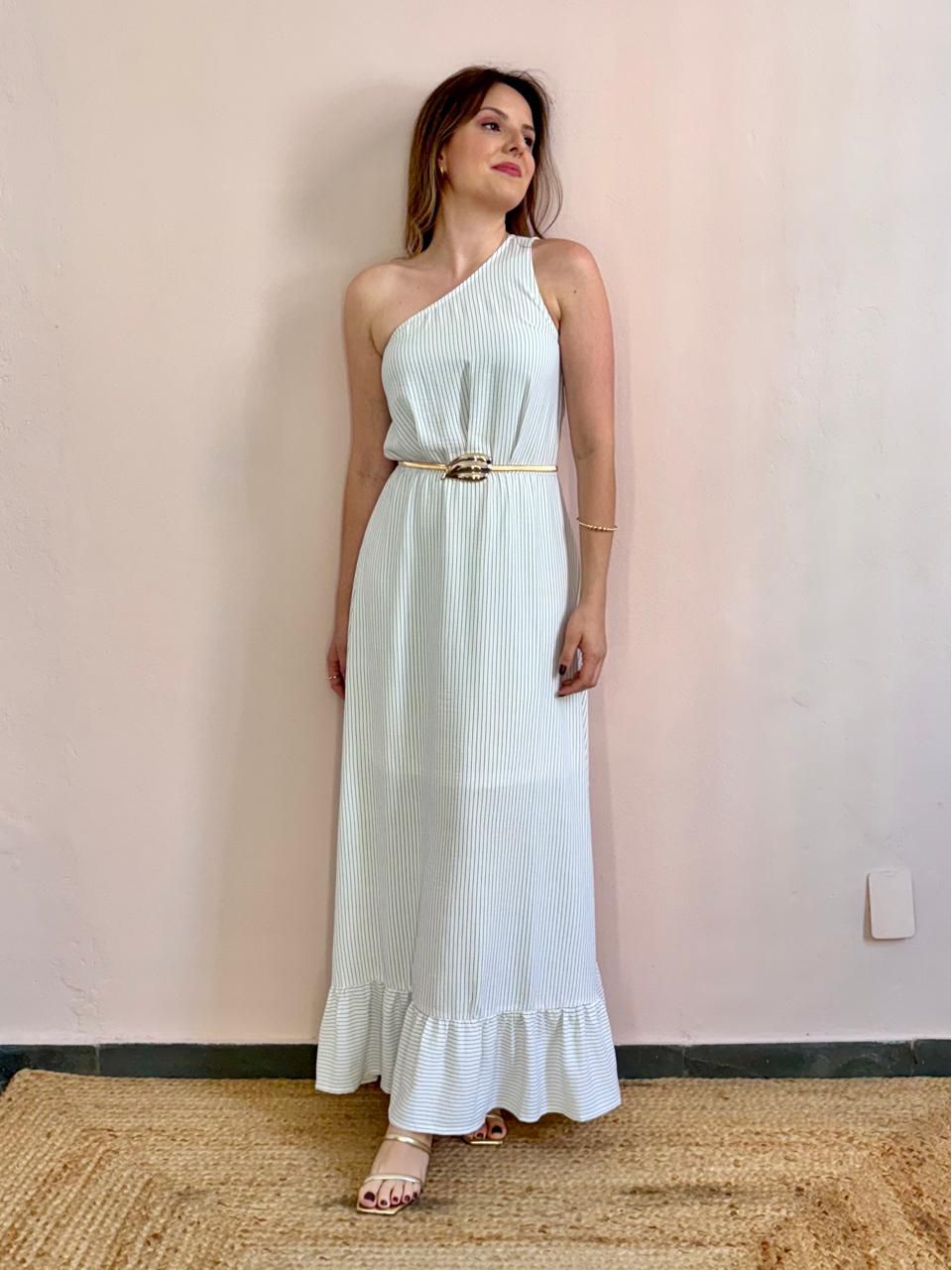 Vestido Andrea Ombro Só - DONNA LELLA
