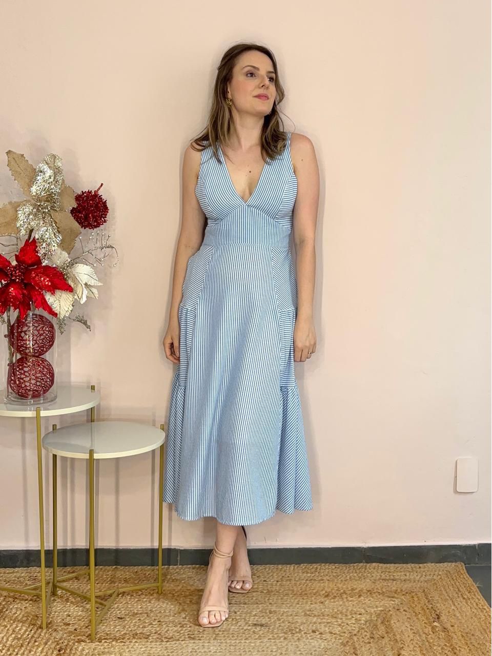 Vestido Listrado - DONNA LELLA