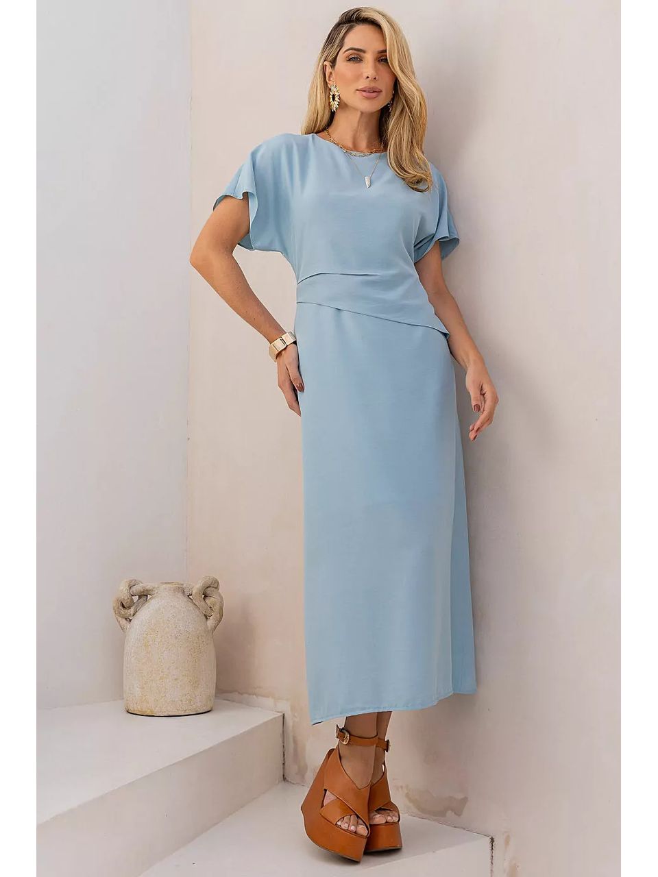 Vestido Marine Midi - DONNA LELLA