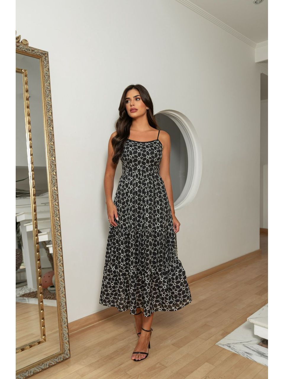 Vestido Midi Laise Jade - DONNA LELLA